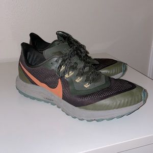 Nike Air Zoom Pegasus 36 Trail Sequoia Mens Running Shoes Olive